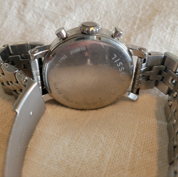 Fossil Women's ES-1793 Boyfriend Watch Chronograph - Picture 8 of 14